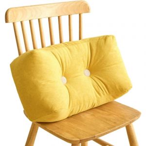 Coussin lombaire pour lit/transat/d&eacute;coration/chaise, oreiller de sommeil pour le cou, coussin de soutien lombaire pour si&egrave;ge auto et chaise de