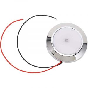 Plafonnier int&eacute;rieur LED en forme de dme pour camping-car, 2.8 pouces, DC 12V, avec interrupteur tactile marche/arr&ecirc;t, pour Yachts de camping-car