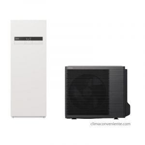 Panasonic - Pompe é chaleur Aquarea All in One k Generation monophasé 7 kw split avec ballon de 200 litres WH-ADC0309K3E5 WH-UDZ07KE5