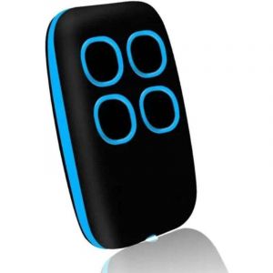 2pcs Télécommande portail universelle 4 en 1, télécommande rolling code universel multifréquence de 280 à 868 mhz. Radiocommande portail programmable