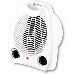 Radiateur soufflant &eacute;lectrique ,R&eacute;chaud &eacute;lectrique,1000W / 2000W , Thermo Convecteur &agrave; Air Chaud 2 Pouvoirs Bouton Intuitif, Silencieux, Portable