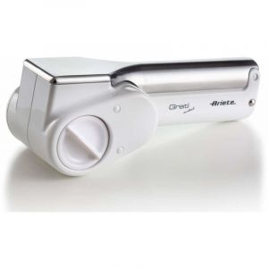 Ariete GRAT&Igrave; METAL r&acirc;pe &eacute;lectrique Acier inoxydable, Blanc