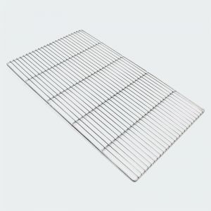 Grille De Barbecue De Remplacement Rectangulaire En Inox, 54 X 34 cm