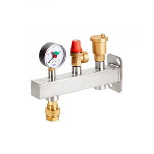 Kit support assemblé en inox 304 pour vase expansion chauffage - Arcanaute