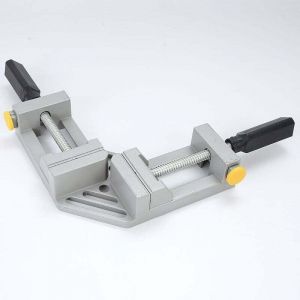 &Eacute;tau d'Angle 90&deg; en Aluminium pour Menuiserie/Soudure - R&eacute;glable 0-65 cm - Fixation Rapide - Pour Bois/Verre/M&eacute;tal