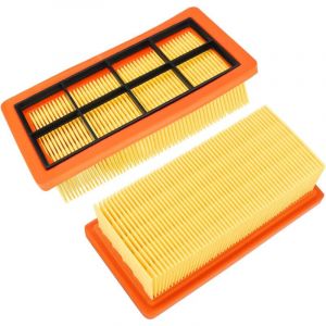 2 pi&egrave;ces Filtres pour Aspirateur K&auml;rcher 66.41 5-953.0 7420 Filtre Accessoire pour K&auml;rcher AD2, AD2 Battery, AD4 Premium, AD3 Premium, AD3, AD 3.200,