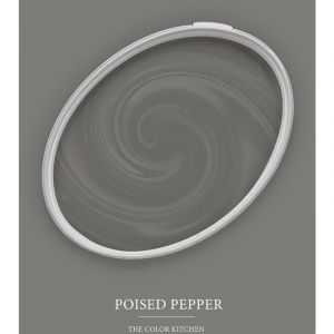 A.s.creations - Peinture gris poivre mat moderne et résistante Peinture facile à appliquer Peinture The Color Kitchen TCK1013 2,5L - Gris