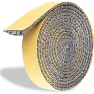 Joint de chemin&eacute;e auto-adh&eacute;sif, joint plat en fibre de verre de 3 mm x 25 cm x 2 m, joint pour po&ecirc;le &agrave; bois, joint pour insert de chemin&eacute;e, r&eacute;sistant