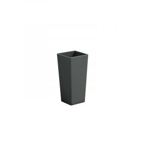 Vase Clou carr&eacute; avec cache-pot Chocolat - 85 cm