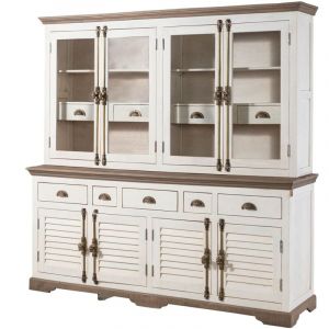 Buffet Manguier 204x50x210 laqu&eacute; blanc toulouse 103