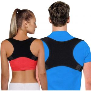 Correcteur de Posture Dos, Redresse Dos Correcteur De Posture, Ceinture Dorsale Réglable pour Homme Femme, Redresseur De Dos pour Correction de