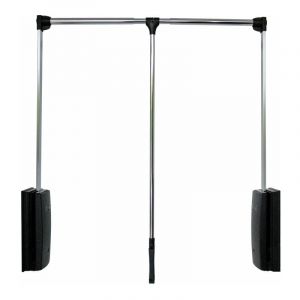 Itar - Elévateur de penderie double - Largeur mini : 600 mm - Largeur maxi : 830 mm