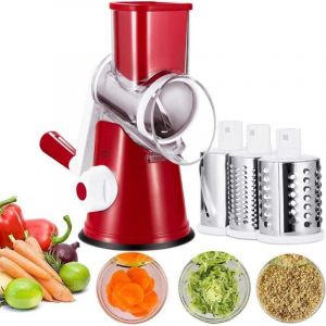 Coupe l&eacute;gumes Spirale m&eacute;nager avec 3 Lames, Foldable Spiraliseur de l&eacute;gumes,l&eacute;gumes,courgettes,comme &agrave; Spaghetti et Machine &agrave; p&acirc;tes,Nouille,Rubans ou