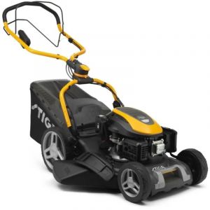Combi 748 se 139 cc coupe 46 cm tondeuse à essence à traction électrique 4 en 1 - Stiga