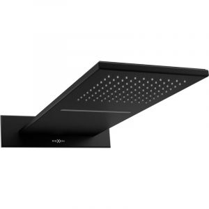 Mexen - Waterfall pomme de douche slim 50 x 22 cm, noire - 79190-70