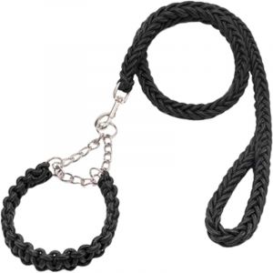 Laisse Chien Harnais Classiques Longe pour Chien Longue Lasso Cordon De Serrage Crochet Collier Réglable pour Animal De Compagnie Durable Nylon