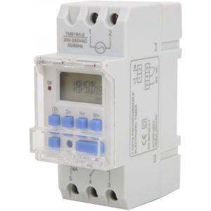 TM919A-2 200-250V ac 16A lcd 7 jours Interrupteur minuteur digital programmable,interrupteur horaire programmable - Eosnow