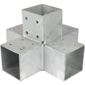 Connexion d'angle Pergola pour poteaux 9 x 9 cm modèle Cross -