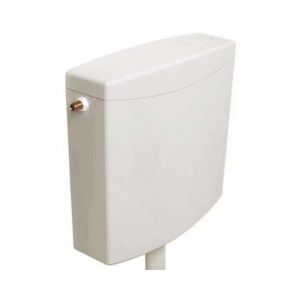 Plieger Weser R&eacute;servoir WC suspendu double chasse 3/6/9 litres pergamon