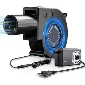 Longziming - Ventilateur radial 12 v, 220 v, avec contrôleur pour appareils ménagers, ventilateur pour changement de ventilation, barbecue, cheminée,