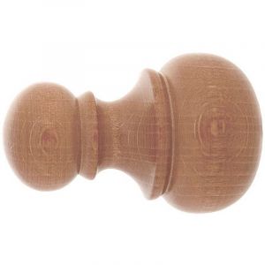 Borne bois 'Chyc' 20x68 mm. pin