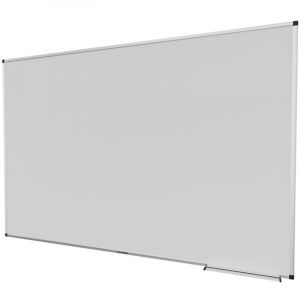 Tableau blanc unite plus surface magn&eacute;tique acier &eacute;maill&eacute; effa&ccedil;able &agrave; sec cadre en aluminium h 100 cm x l 150 cm Legamaster