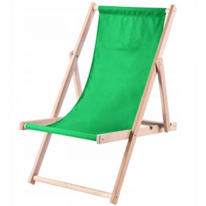 Kadax - Chaise Longue Pliable en Bois pour se D&eacute;tendre Confortablement &agrave; la Plage, sur Le Balcon ou dans Le Jardin, Transat Pliant d'Ext&eacute;rieur (Vert)