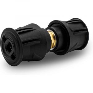 Accessoires pour nettoyeur haute pression : raccord rapide double t&ecirc;te haute pression Karcher, adaptateur de raccordement de tuyau, 2 sacs