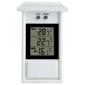 Thermom&egrave;tre de jardin Ulisem, thermom&egrave;tre d'int&eacute;rieur et d'ext&eacute;rieur, thermom&egrave;tre de r&eacute;frig&eacute;rateur, thermom&egrave;tre num&eacute;rique pour serre, thermom&egrave;tre