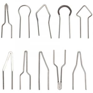 Jeu de pointes de fil de soudage de 1mm de diam&egrave;tre, stylo pyrogravure &agrave; bois, accessoire de Machine, 10 pi&egrave;ces