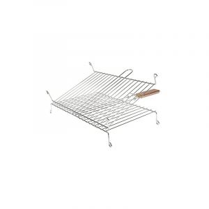 I love bbq - grilles de cuisson barbecue et fumoir - grille de barbecue double sur pieds, grille barbecue rectangulaire, grille