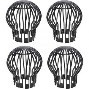 Lot de 4 crapaudines pour goutti&egrave;re d&rsquo;environ 13,2 x 14,5 cm (diam&egrave;tre x hauteur)-