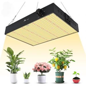 Lampe de culture LED 1000W avec spectre complet &ndash; Dimmable, UV et IR &ndash; Pour croissance et floraison de plantes d'int&eacute;rieur