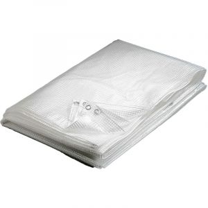 Werka Pro - Bâche transparente 160 g/m2 4 x 6 m
