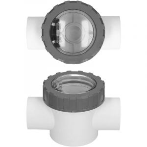 Clapet anti-retour en PVC, clapet anti-retour clapet anti-retour pour piscine pour piscine pour aquarium(V50-1A).