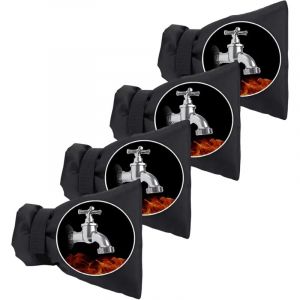 4 pcs Housse de Robinet Extérieur, Protection Hivernale pour Robinet, Couvercle Antigel pour Robinet imperméable, Coque Protection hivernale Robinet,
