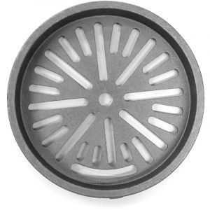 Support de grille pour po&ecirc;les &agrave; chemin&eacute;e Nuro 160 D de Dan Skan - fonte - dimensions d'encastrement parfaitement adapt&eacute;es