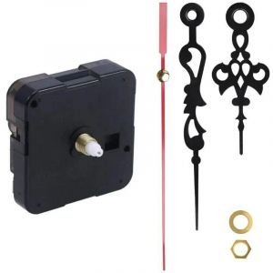 Horloge murale m&eacute;canisme de mouvement &agrave; piles accessoire d'horloge avec point pour bricolage horloge r&eacute;paration pi&egrave;ce remplacement