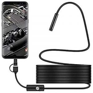 Odipie - Caméra d'inspection usb Snake, endoscope usb-c étanche IP67 2,0 mp, caméra Type-C avec 8 led réglables pour Android et pc