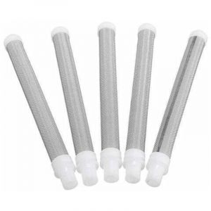 &Eacute;l&eacute;ments De Filtre &Agrave; Pistolet &Agrave; Pulv&eacute;riser Airless 5Pcs 60 Mesh pour Wagner Airless Paint Spray Gun