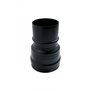 MBM - Reduction d. 100 femelle - 80 male, emaille peint 600 degres poele a granules tuyau noir ce Made in Italy