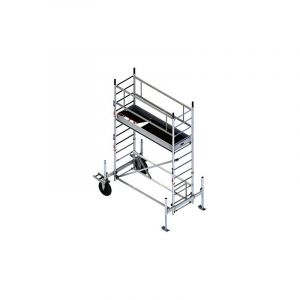 Echafaudage paysagiste - 1 plateau - Hauteur max. de travail 5.30m - Longueur plateau 3,00m - EC330TH