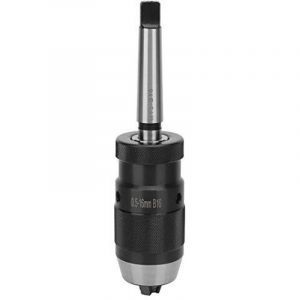Mandrin de percage MK2- B16, Mandrin Sans Clé, 0.5‑16mm, Mandrin à Serrage Mandrin Auto-serrant sans Clé, Mandrin Perceuse a Colonne, pour perceuses