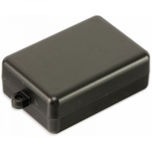 Bo&icirc;tier en plastique STRAPUBOX avec &oelig;illet, type 2043 SW, 53 x 37 x 20 mm