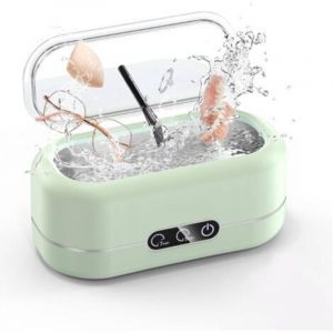 Nettoyeur Ultrasons, Bac a Ultrason 350 ML, 48000HZ Nettoyeur Lunettes, Professionnel Nettoyeur Ultrason Bijoux,Ultrasonic Cleaner pour Lunettes,