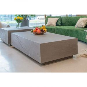 Colorado Table basse en béton résistant design 152.4 x 76.2 x 35.6 cm