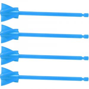 Accessoire de Perceuse pour M&eacute;langeur de Peinture, M&eacute;langeur de R&eacute;sine 4 Pi&egrave;ces, Agitateur de R&eacute;sine de M&eacute;langeur de R&eacute;sine &eacute;poxy de Batterie