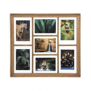 P&ecirc;le-M&ecirc;le 7 Photos D&eacute;co 'Eliott' 52cm Naturel