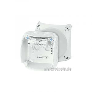 Hensel - boîte de dérivation kf 0402 g 1, 5-2,5 5POL. boîte boîtier pour montage sur le mur ou au plafond 4012591121756