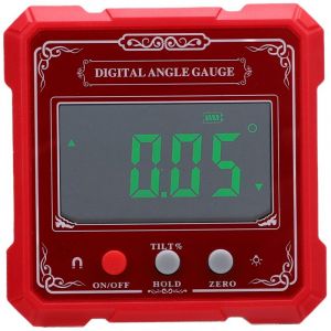 Inclinom&egrave;tre laser double face, inclinom&egrave;tre magn&eacute;tique &agrave; quatre faces, niveau laser, instrument de mesure d'angle